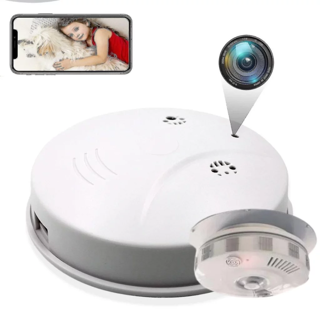 Covert Smoke Detector CCTV Camera 1 Wireless Smoke Detector CCTV Camera